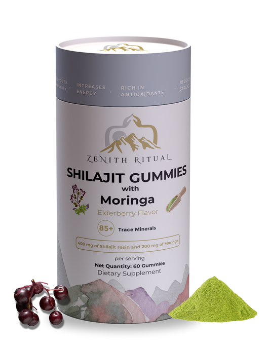Pure Himalayan Shilajit & Moringa Gummies